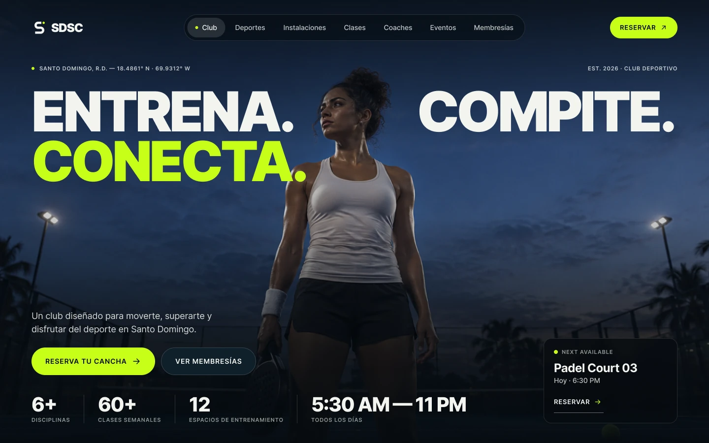 Landing de Santo Domingo Sport Club
